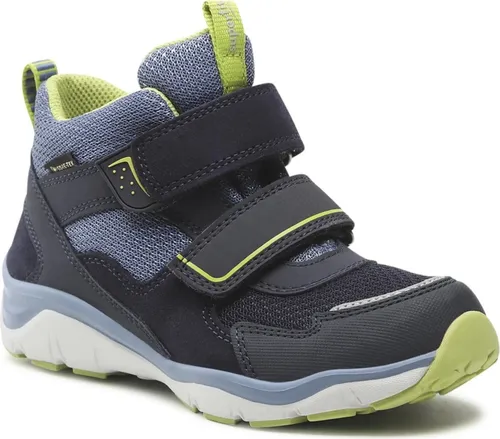 Superfit SPORT5 Sneaker in Blau/Hellgrün, 27 EU - Sneaker mit atmungsaktivem Textilfutter und flexibler Sohle, ideal für aktive Kinder und optimalen Komfort beim Spielen.