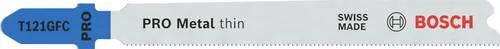 Bosch Accessories 2608655103 PRO Metal thin T121GFC Stichsägeblatt, 92 mm, 3-tlg. 3 St.