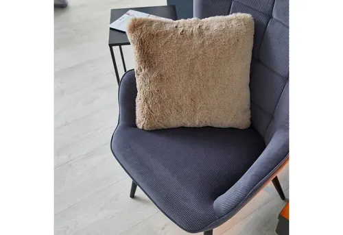 LUXOR living Fellkissen Novara, 40x40 cm in braun von LUXOR living