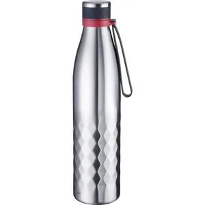 Westmark Thermosflasche Viva 5284226S, Edelstahl Isolierflasche 1 l - Thermobehälter mit doppelwandiger Vakuumisolierung, hält Getränke bis zu 8 Stunden warm oder kalt, ideal für unterwegs und passend für gängige Autohalterungen.