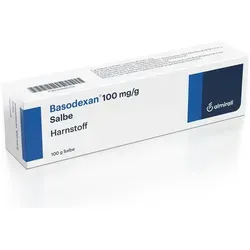 Basodexan Softcreme - Arzneimittel zur Unterstützung bei trockener, schuppender Haut, ideal bei atopischem Ekzem und Verhornungsstörungen. Enthält 100 mg Harnstoff für intensive Feuchtigkeit.