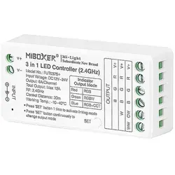 Mi-light Sr5 Controller 5in1 Rgb/cct 12-24vdc 12a Fut037s+