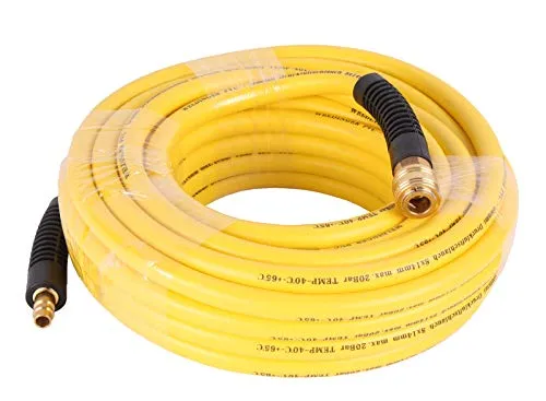 WELDINGER Druckluftschlauch 15 m – Gummi-PVC mit Messingkupplungen - Robuster 15 m Druckluftschlauch aus Gummi-PVC, flexibel und langlebig, ideal für den professionellen Einsatz mit hochwertigen Messingkupplungen.
