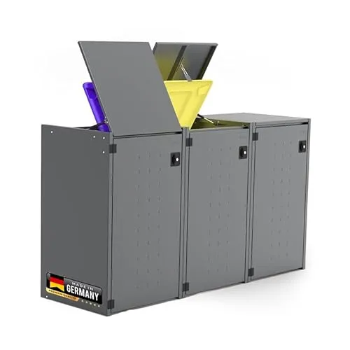 Mülltonnenbox Boxxi Typ-XD, 3x 120l von reinkedesign