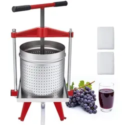 VEVOR Manuelle Beerenpresse 15 L aus Edelstahl