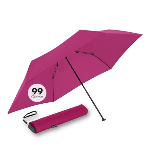 Doppler Taschenschirm Zero,99 Flat – Ultraleichter und kompakter Regenschirm
