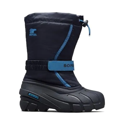 Sorel Kinder Flurry Schuhe (Größe 26, blau) - Wasserdichter Winterstiefel für Kinder, ideal für kalte Tage und Outdoor-Abenteuer