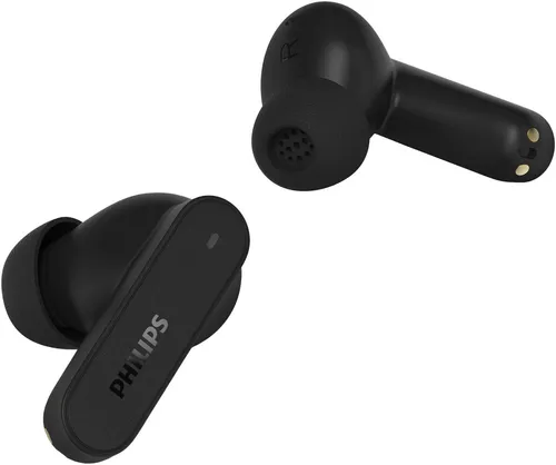 Philips TAT3000BK/00 kabellose Kopfhörer mit ANC - Genießen Sie Musik ohne Störungen! Diese leichten, kabellosen Ohrhörer bieten adaptive Geräuschunterdrückung und hervorragenden Klang, ideal für entspannte Momente und unterwegs.