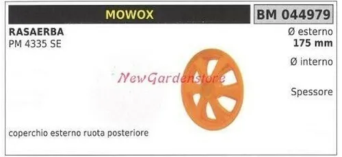 Deckel Hinterrad Mowox Rasenmäher Pm 4335 Se 044979