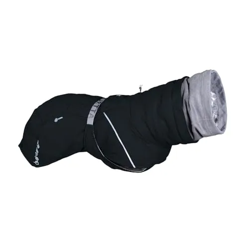 Hurtta Extreme Warmer III ECO (Raven 25) - Winterjacke für Hunde, umweltfreundlich mit recycelten Materialien, bietet optimalen Schutz und Komfort bei extremen Temperaturen.