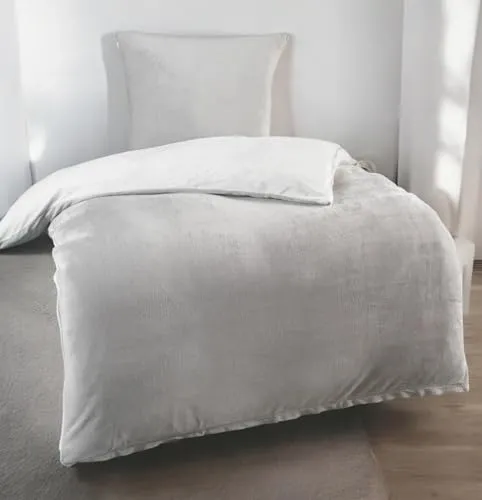 DreamHome Winter Wende Plüsch Bettwäsche 135x200 von DreamHome