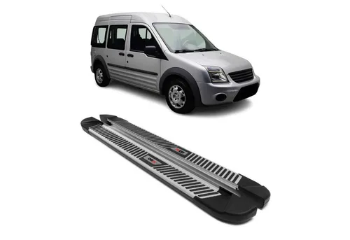 OMAC Kfz-Schmutzfänger Seitenbretter für Ford Connect L2 (2002-2013) – Rutschfest & Robust - Fahrzeugspezifische Aluminium Trittbretter für Ford Connect L2. Sie bieten optimalen Karosserieschutz und erleichtern das Ein- und Aussteigen. Wetterbeständig und langlebig – die perfekte Ergänzung für Ihr Fahrzeug.