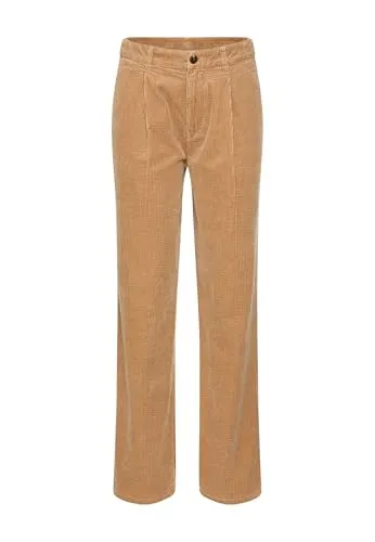 camel active Damen Relaxed Fit Chino Hose aus Baumwolle Karamell, womenswear-27/30