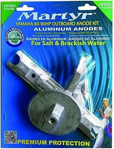Martyr Anodes Aluminium Yamaha 60-90ps Anode Silber Silber One Size