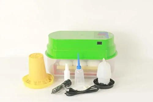 HeuSa Tech Inkubator VOLLAUTOMATISCH BK15ProG für Gänse, Enten, Hühner inkl. Zubehör, Brutautomat, Brutmaschine dt. Anleitung