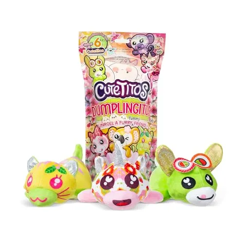 Basic Fun Cutetitos 17cm Plüsch – Dumplingitos, Sammler-Überraschungsplüschtier