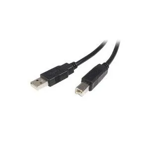 StarTech.com USB2.0 A-auf-B-Kabel - Stecker/Stecker - USB-Kabel - USB Typ A, 4-polig (M) - USB Typ B, 4-polig (M) - 3,0m (USB/USB2.0) - Schwarz (USB2HAB3M)