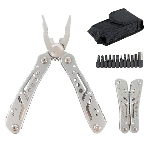 CampSup Multitool 24 in 1 mit Zange & Bitsatz