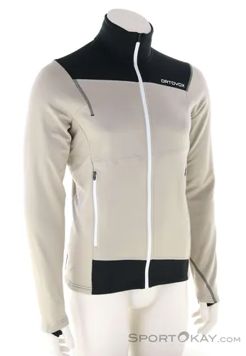 Ortovox Fleece Light Herren Fleecejacke - Beige - XXL - Funktionsjacke mit leichtem Fleece-Material, ideal für Outdoor-Aktivitäten und angenehmen Tragekomfort.