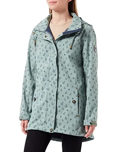Ankerglut Damen #ankerglutschein Women Softshelljacke, Slate Gray, 52