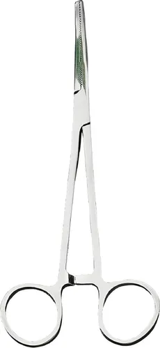 Produktbild Jenzi Arterienklemme Gebogen Hakenlöser Edelstahl 16cm