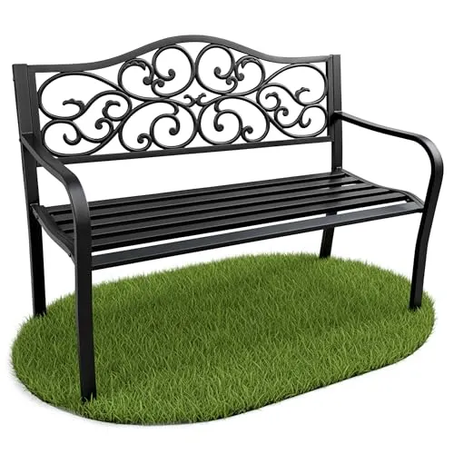 Gartenbänke Schwarz von Akord