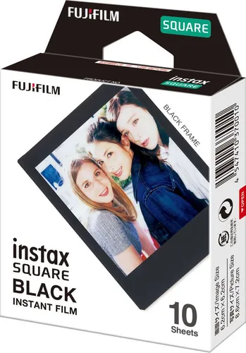 Fujifilm Instax Square BLACK - Instant-Farbfilm von Fujifilm