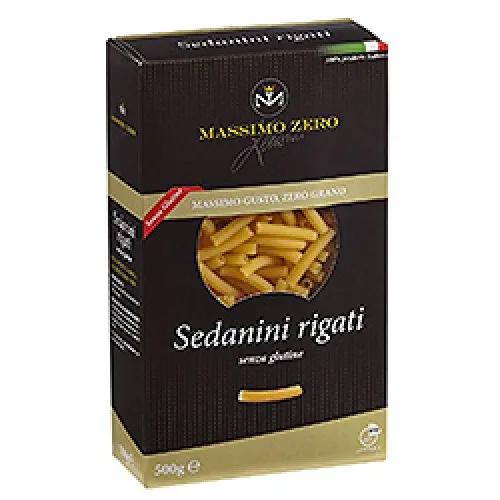 Massimo Zero Sedanini Rigati Senza Glutine 500g