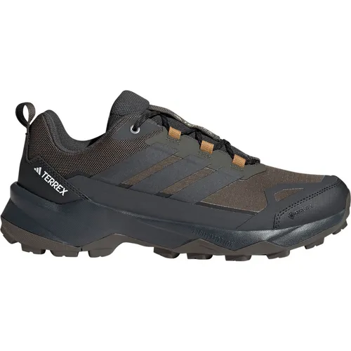 adidas Terrex Skychaser AX5 GORE-TEX - Multisportschuhe 49 1/3 - Wasserdichte Wanderschuhe mit GORE-TEX-Technologie in Grau; ideal für Outdoor-Abenteuer und garantiert atmungsaktiven Komfort.