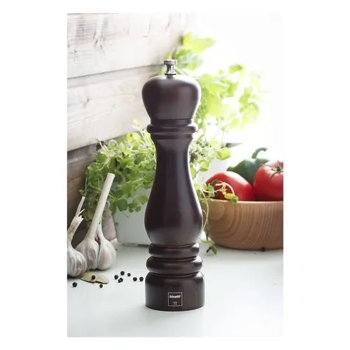 Mühlstein Pepe Bisetti Roma, Modell 6152T, aus Holz Von Walnuss, für Anschliff