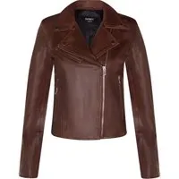 Damen-Leder-Klassiker-Biker-Brando-Jacke-Baku