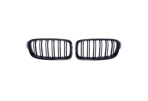 OMAC Frontstoßstange für BMW 4er F32 F33 F36 M-Tech - Hochwertige OMAC Frontstoßstange mit Nieren Kühlergrill in Schwarz Glanz. Robustes Design für eine individuelle Fahrzeuggestaltung und optimalen Schutz des Grills. Wetterfest und langlebig für den täglichen Einsatz.