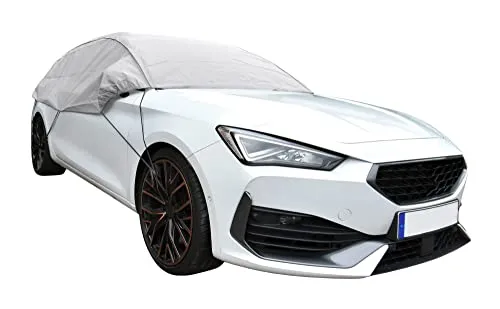 Z4L Autoabdeckung Halbgarage für Winter Sommer Herbst Scheibenabdeckung LXL geeignet für VW Golf V VI VII VIII Variant| Bj. ab 2003 ab 2008 ab 2012 ab 2020