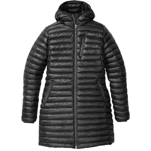 Marmot Damen Ultra-leichte Isolierte Winterjacke, Warme Outdoorjacke, Wasserabweisend, Winddicht Wms L Avant Featherless Hoody, Black, L, 79330
