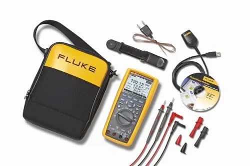 Fluke 289 Hand-Multimeter mit Grafik-Display - Multimeter für Elektroinstallation mit integrierter Datenprotokollierung und TrendCapture-Funktion, ideal für die vorbeugende Wartung.