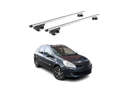 OMAC Dachträger für Renault Clio III IV Kombi 2008-2020 - 90kg Alu ABE - Robuster und leichter Grundträger aus Aluminium, abnehmbar und wasserbeständig. Ideal für vielseitige Transportlösungen mit einer maximalen Traglast von 90 kg.