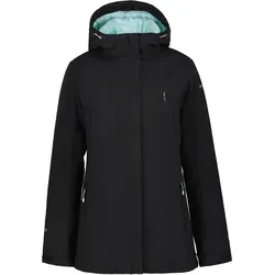 Icepeak Funktionsjacke BANNISTER 990 für Damen - Wasserdichte Softshell-Jacke mit regulierbarer Kapuze und zwei Reißverschlusstaschen. Ideal für Outdoor-Aktivitäten, bietet sie Wind- und Wetterschutz bei gleichzeitig hoher Atmungsaktivität.