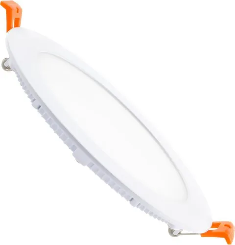 LED Einbaustrahler flach 12W Rund SuperSlim Ausschnitt Ø 155 mm 3000K Warmweiß