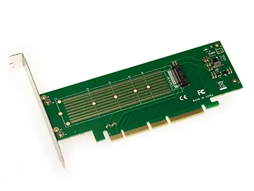 KALEA-INFORMATIQUE M2 PCIe 3.0 x4 x8 x16 Controller-Karte für M.2 NVMe M Key Compatible 2230 2242 2260 2280 22110 SSDs.