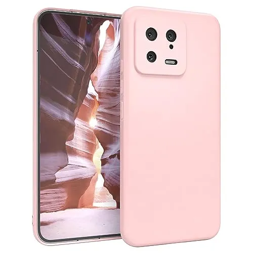 EAZY CASE - Silicon Case - kompatibel mit Xiaomi 13 Hülle Freundllich, Slim mit Premium Finish, Kratzfeste rutschfeste Mattierte Case, Rundumschutz, Unzerstörbare Schutzhülle in Rosa