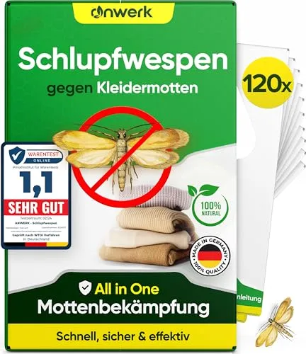 anwerk® Schlupfwespen gegen Kleidermotten von anwerk