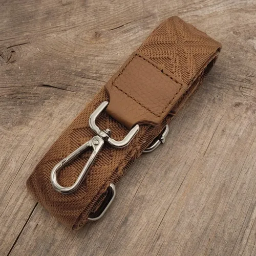 Ersatz Taschengurt Schultergurt Tragegurt Schulterriemen 4cm made in Italy braun