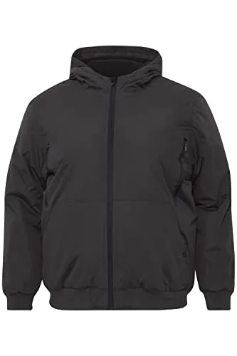 Blend BHEleon BT Herren Übergangsjacke mit Kapuze - Big&Tall Blouson in Phantom Grey - Vielseitige Übergangsjacke für Herren im Regular Fit. Ideal für sportliche Outfits oder lässige Styles. Leicht und hochwertig verarbeitet, perfekt für jede Gelegenheit. Ein Must-Have für deinen Kleiderschrank!