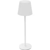 ML-Design LED Tischlampe Kabellos mit Touch Weiß Ø10x36 cm Dimmbar