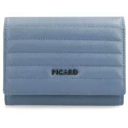 Picard Evolute 1 Geldbörse Leder 13.5 cm blau - Hochwertige Leder-Geldbörse in elegantem Blau, ideal für stilbewusste Männer und Frauen. Kompakt und funktional, bietet sie ausreichend Platz für Karten und Bargeld.