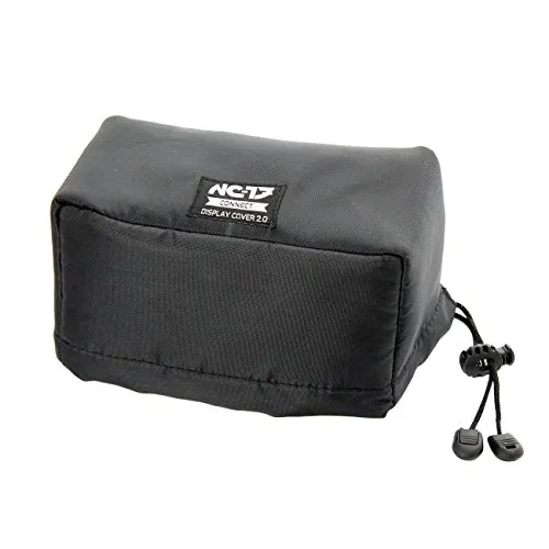 NC-17 Connect Schutzhülle für E-Bike Display | Display Cover 2.0 | wasserfest | Bosch Nyon, Intuvia, Yamaha, Brose, Shimano usw. | Nylon und Neopren | Schwarz | One Size | 4075