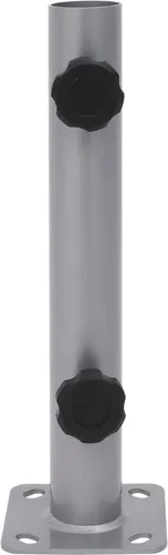 vidaXL Sonnenschirmständer für Ø32/34/38 mm Mast Silbern Stahl