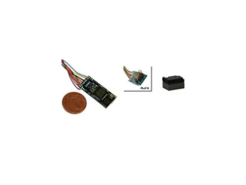 ESU 58814 LokSound 5 Micro PluX16 DCC/MOT/mfx - Digitaler Sounddecoder für N/TT/H0 mit hervorragender Soundfunktion und einfacher Integration dank PluX16-Schnittstelle.