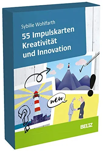 Produktbild Impulskarten Kreativität und Innovation: 55 Coachingkarten mit Booklet