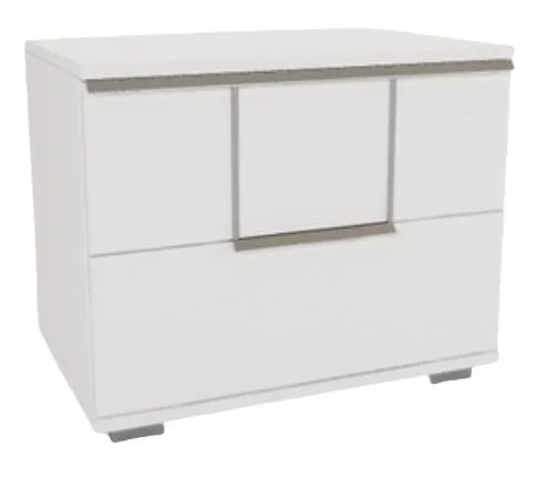 Beistelltisch Nachttische Modern mit Schublade - Moderner Nachttisch in Weiß, ideal für Schlafzimmer. Mit praktischer Schublade für zusätzlichen Stauraum. Maße: 60 x 40 x 50 cm, aus robustem Holz gefertigt.